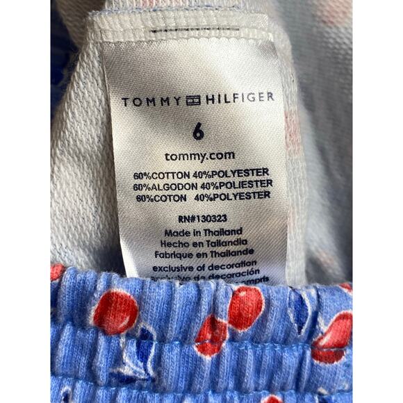 Tommy Hilfiger Girls Bundle Set of 2 Cotton Blend Ruffle Hem Shorts Size 6 - Picture 5 of 8